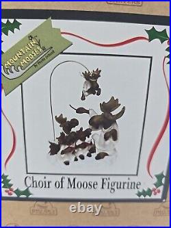 Big Sky Carvers Chior Of Moose Mountian Mooses By Phyllis Driscoll 1996 EUC