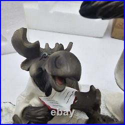 Big Sky Carvers Chior Of Moose Mountian Mooses By Phyllis Driscoll 1996 EUC