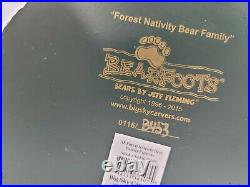 Big Sky Carvers FOREST NATIVITY BEAR FAMILY 12 Figurine Bearfoots Jeff Fleming