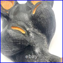Big Sky Carvers Fleming Retired Bear Solid Wood Western Pine Carved Back Paws Up