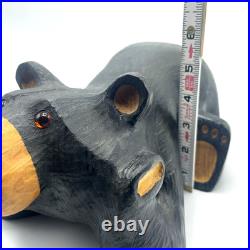 Big Sky Carvers Fleming Retired Bear Solid Wood Western Pine Carved Chilling