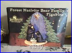 Big Sky Carvers Forest Nativity Bear Family Figurine original box Bearfoots