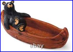 Big Sky Carvers Honey Bears Grand Figurine 12 x 9 Black Resin Bear Decor
