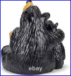 Big Sky Carvers Honey Bears Grand Figurine 12 x 9 Black Resin Bear Home Deco Big Sky Carvers Honey Bears Grand Figurine 12 x 9 Black Resin Bear Home Deco