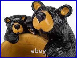 Big Sky Carvers Honey Bears Grand Figurine 12 x 9 Black Resin Bear Home Deco Big Sky Carvers Honey Bears Grand Figurine 12 x 9 Black Resin Bear Home Deco