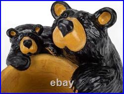 Big Sky Carvers Honey Bears Grand Figurine Black Resin 12 x 9 Decor