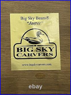 Big Sky Carvers JASPER bear Jeff Fleming Coat rack 4 hook Wall Hanger 27x11x5