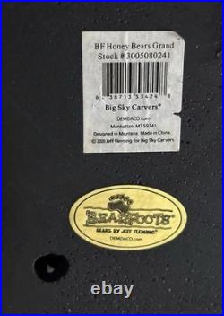 Big Sky Carvers J. Fleming Retired Bearfoots Bear Grand Honey Pot (plant/candy)