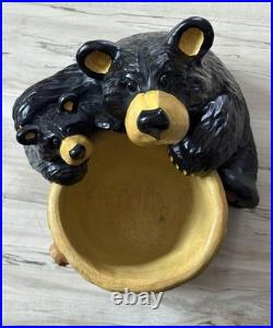 Big Sky Carvers J. Fleming Retired Bearfoots Bear Grand Honey Pot (plant/candy)