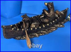 Big Sky Carvers J. M. Fleming The Canoe Trip Bears In Canoe 24