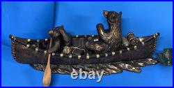 Big Sky Carvers J. M. Fleming The Canoe Trip Bears In Canoe 24