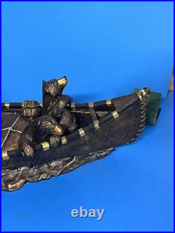 Big Sky Carvers J. M. Fleming The Canoe Trip Bears In Canoe 24