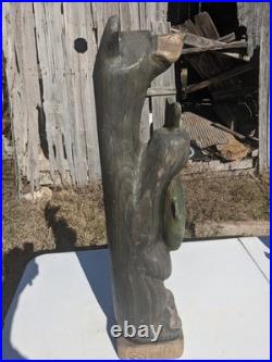 Big Sky Carvers Jeff Fleming 32.5 Standing Bear withFish SEE PHOTOS