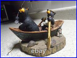 Big Sky Carvers Jeff Fleming Bearfoot Bears Catch of the Day Collectible