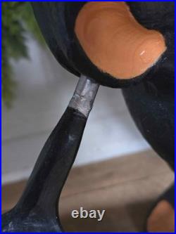 Big Sky Carvers Jeff Fleming Bearfoots Arnold Pine Wood Carved Golfer Black Bear