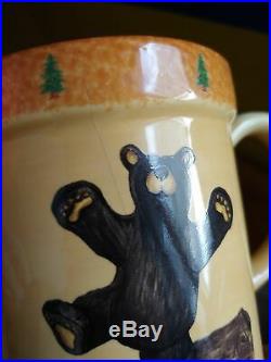 Big Sky Carvers Jeff Fleming Bearfoots Black Bear Hap Mug Lot