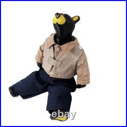 Big Sky Carvers Jeff Fleming Bearfoots Black Bear Sculpture Cabin Decoration