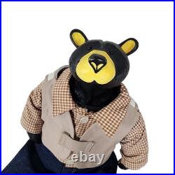 Big Sky Carvers Jeff Fleming Bearfoots Black Bear Sculpture Cabin Decoration