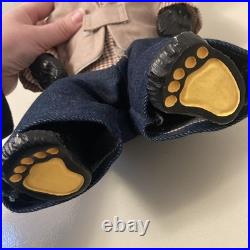 Big Sky Carvers Jeff Fleming Bearfoots Black Bear Sculpture Cabin Decoration