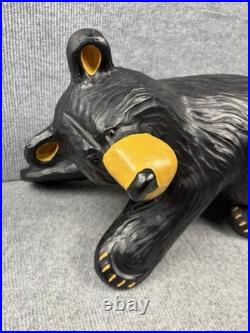 Big Sky Carvers Jeff Fleming Bearfoots Climbing Bear Wall Art Statue
