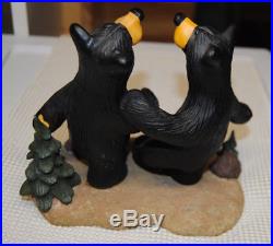 Big Sky Carvers Jeff Fleming Bearfoots Dancing Bears Bear Two Step Excellent