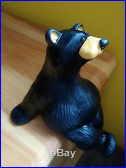 Big Sky Carvers Jeff Fleming Bearfoots Forest Shelf Sitter Black Bear Figurine