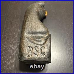 Big Sky Carvers Jeff Fleming Bearfoots'Jeffrey' Bear Pine Wood Carved