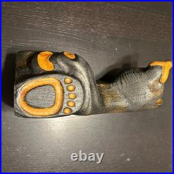 Big Sky Carvers Jeff Fleming Bearfoots'Jeffrey' Bear Pine Wood Carved