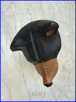 Big Sky Carvers Jeff Fleming Bearfoots'Jeffrey' Bear Pine Wood Carved Tagged