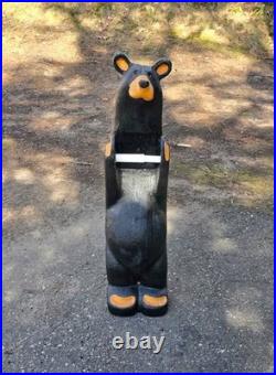 Big Sky Carvers Jeff Fleming Bearfoots John Wood Black Bear Toilet Paper Holder