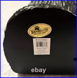 Big Sky Carvers Jeff Fleming Bearfoots John Wood Black Bear Toilet Paper Holder