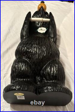 Big Sky Carvers Jeff Fleming Bearfoots John Wood Black Bear Toilet Paper Holder
