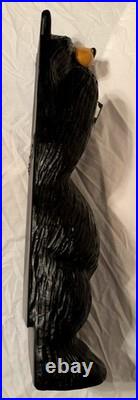 Big Sky Carvers Jeff Fleming Bearfoots John Wood Black Bear Toilet Paper Holder