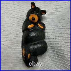 Big Sky Carvers Jeff Fleming Bearfoots Logan Pine Wood Carved Black Bear Big Sky Carvers Jeff Fleming Bearfoots Logan Pine Wood Carved Black Bear