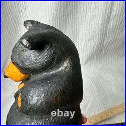 Big Sky Carvers Jeff Fleming Bearfoots Logan Pine Wood Carved Black Bear Big Sky Carvers Jeff Fleming Bearfoots Logan Pine Wood Carved Black Bear