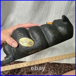 Big Sky Carvers Jeff Fleming Bearfoots Logan Pine Wood Carved Black Bear