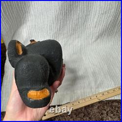 Big Sky Carvers Jeff Fleming Bearfoots Logan Pine Wood Carved Black Bear Big Sky Carvers Jeff Fleming Bearfoots Logan Pine Wood Carved Black Bear