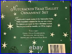 Big Sky Carvers Jeff Fleming Bearfoots Nutcracker Bear Ornaments, 6pc Christmas