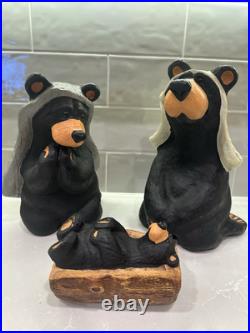 Big Sky Carvers Jeff Fleming Beartivity 3 Piece Grand Set XXL Resin