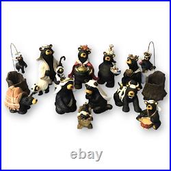 Big Sky Carvers Jeff Fleming Beartivity Nativity Figurines Complete Set I II III