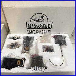 Big Sky Carvers Jeff Fleming Beartivity Nativity Figurines Complete Set I II III