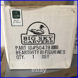 Big Sky Carvers Jeff Fleming Beartivity Nativity Figurines Complete Set I II III