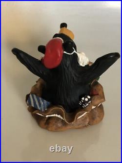 Big Sky Carvers Jeff Fleming Black Bear Santa's Surprise Christmas package Bag Big Sky Carvers Jeff Fleming Black Bear Santa's Surprise Christmas package Bag