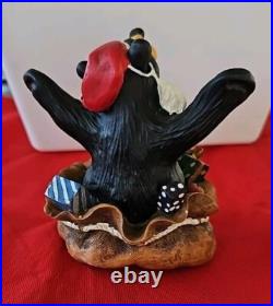 Big Sky Carvers Jeff Fleming Black Bear Santa's Surprise Christmas package Bag