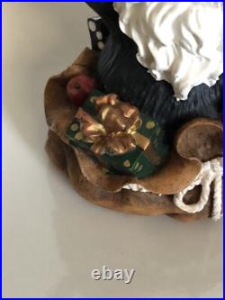 Big Sky Carvers Jeff Fleming Black Bear Santa's Surprise Christmas package Bag Big Sky Carvers Jeff Fleming Black Bear Santa's Surprise Christmas package Bag