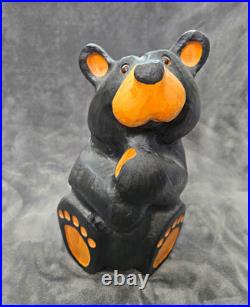 Big Sky Carvers Jeff Fleming Black Bear Solid Wood Figurine Carved Look 12 Inch