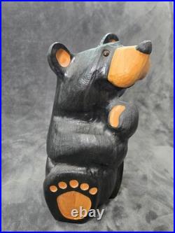 Big Sky Carvers Jeff Fleming Black Bear Solid Wood Figurine Carved Look 12 Inch