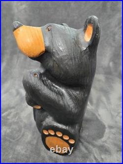 Big Sky Carvers Jeff Fleming Black Bear Solid Wood Figurine Carved Look 12 Inch