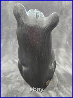 Big Sky Carvers Jeff Fleming Black Bear Solid Wood Figurine Carved Look 12 Inch