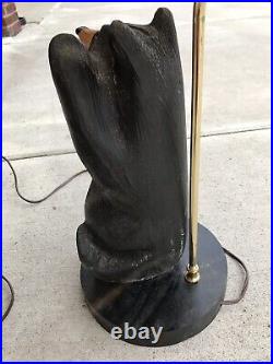 Big Sky Carvers Jeff Fleming Carved Bearfoots Bears Large Wood Table Lamp 28